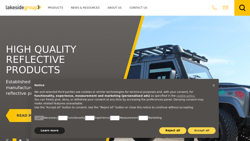 Lakeside Group - Suppliers of High Quality Reflective Products