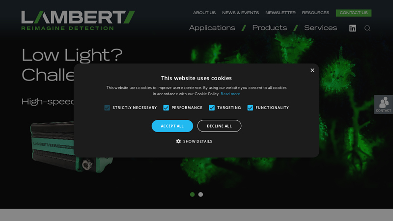 Lambert: High-Speed Imaging for Low-Light Applications