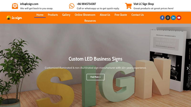 Image of Custom LED Signage