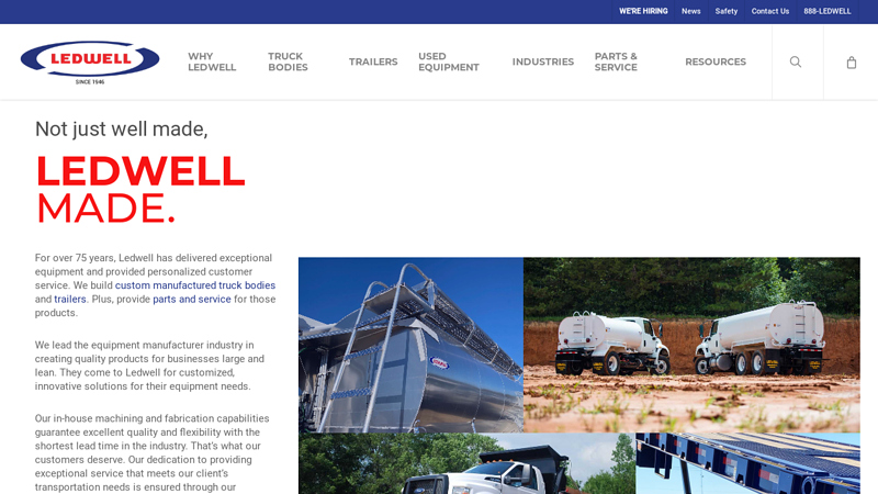 Ledwell | American Manufactured Truck Bodies and Trailers