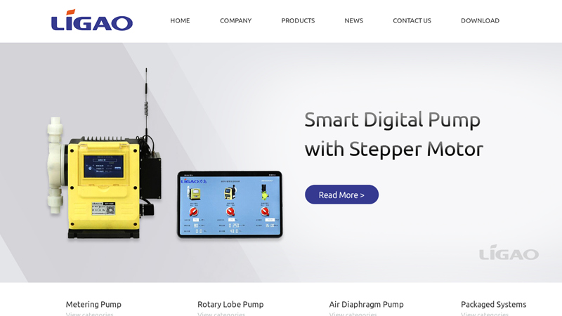 Metering Pump, Dosing Pump, Rotary Lobe Pump, Air Diaphragm Pump, Chemical Pump C LIGAO PUMP TECHNOLOGY