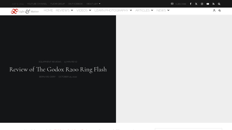 Image of Review of The Godox R200 Ring Flash