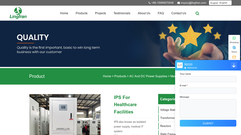 Image of China Customized Hospital Isolation Power System Suppliers ...