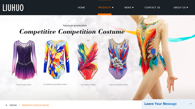 Image of Wholesale Ballroom Dance Dress Manufacturer in China