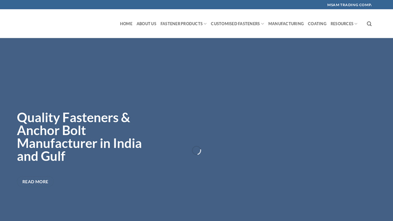 Fasteners, Bolts and Nuts, Anchor Bolt Manufacturer & Supplier | Mac-Fit