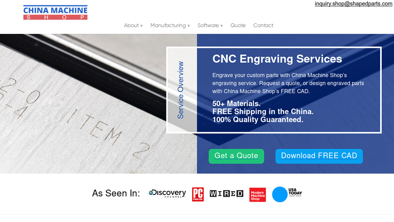 Image of Engraving Services | Dot Peen & Laser | China Machine Shop