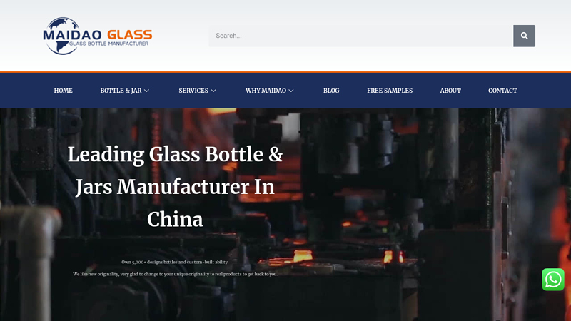 Image of China glass bottle manufacturers, Custom Glass Bottle