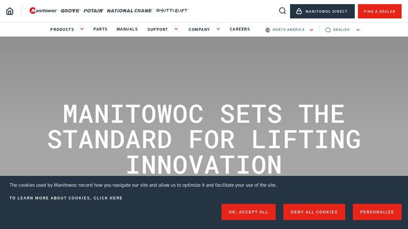 Manitowoc Company | Crane Manufacturer | Equipment