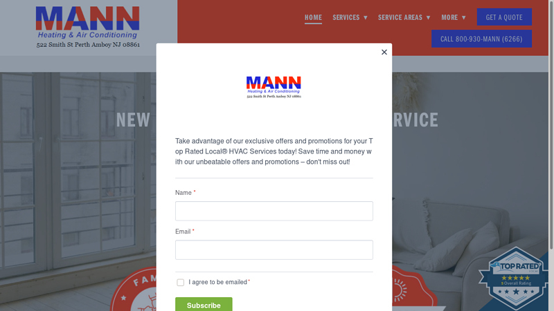 Mann Heating & Air Conditioning C Contact Us Today! - Mann