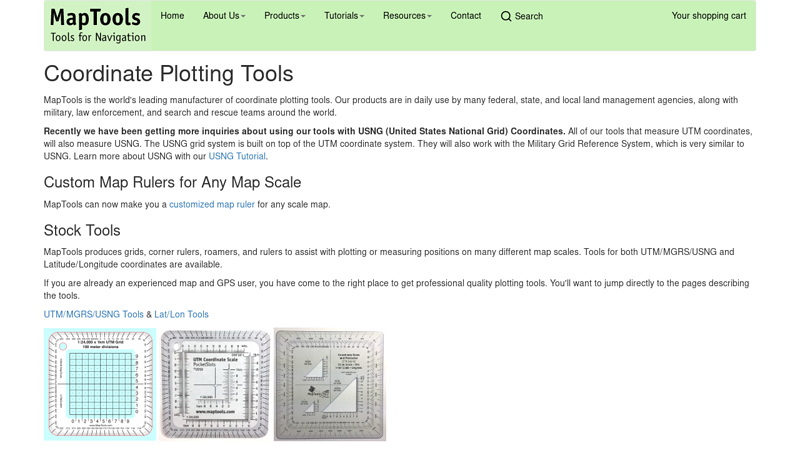 MapTools - Tools and information for using UTM, MGRS and latitude longitude coordinates