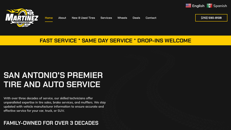 Martinez Tire Shop: Your Trusted Partner for Tires and Auto Services in San Antonio