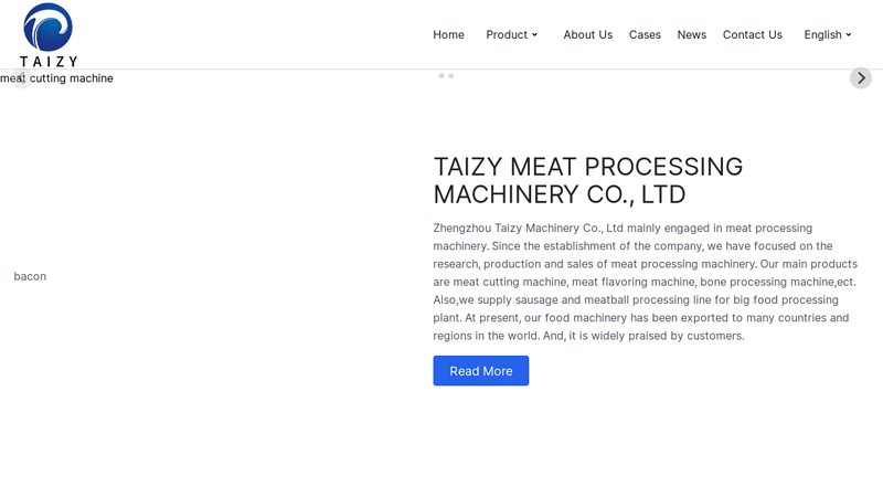 Taizy Machinery | Meat Processing Machine Manufacturer & Exporter