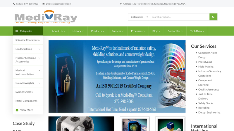 Lead Shielding and Counterweights Manufacturer | Medi-RayTM