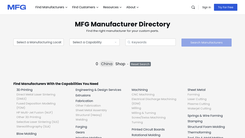 Image of Manufacturing Shops in China