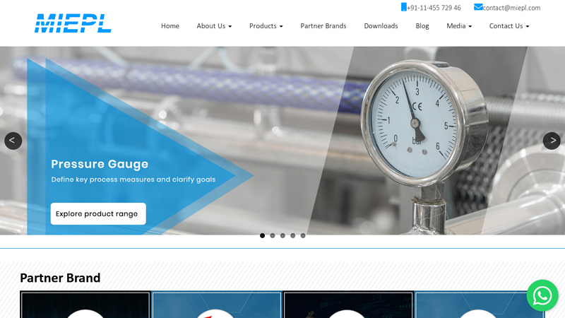 MILLENNIUM INSTRUMENTS LIMITED (MIEPL) - Valve Automation company & Manufacturer and Dealers of Pressure Gauges, Temperature Gauges, RTD and Thermocouples.
