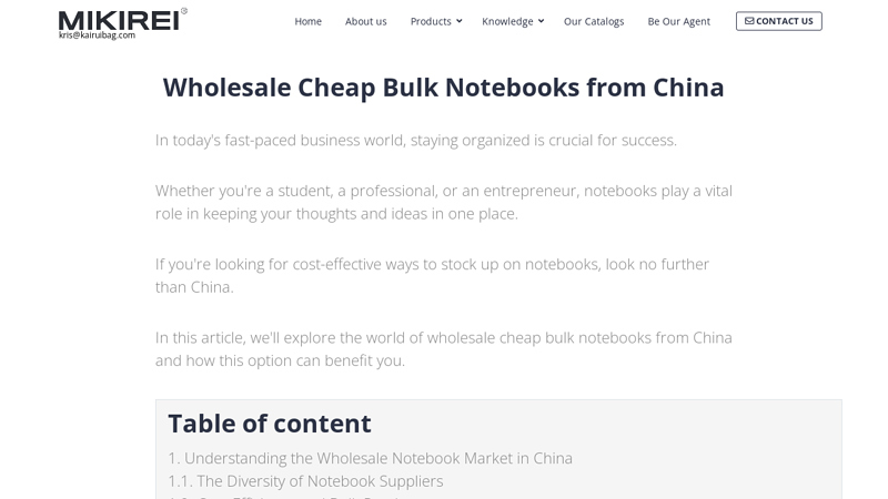 Image of Wholesale Cheap Bulk Notebooks from China