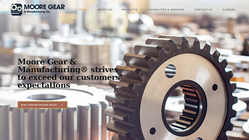 Moore Gear & Manufacturing | Gear Racks and Gears Manufacturers
