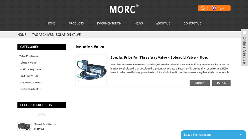 Image of China Isolation Valve Manufacturers and Factory, Suppliers Quotes | Morc