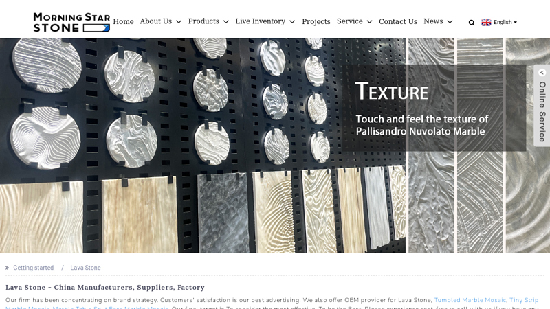 Image of China Lava Stone Manufacturer and Supplier, Factory Pricelist | Morningstar