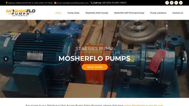 Mosherflo Pumps LLC | Mosherflo Pumps