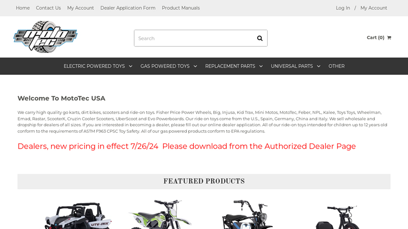 MotoTec USA - Electric Scooters, Kids ATV