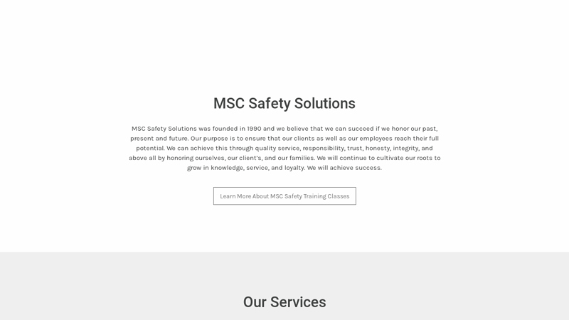 Safety Solutions & Risk Management Services | MSC Safety Solutions