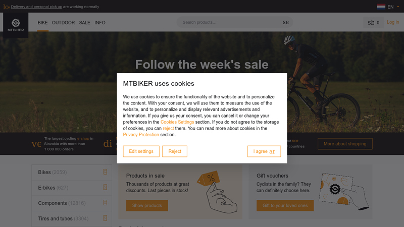 MTBIKER.shop - bikes, components, tyres and clothing