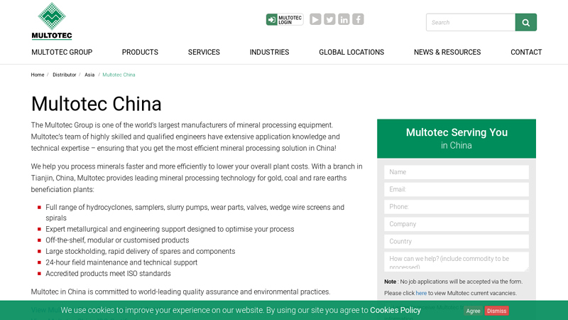 Image of Mineral Processing Equipment | Multotec China