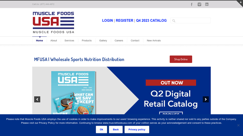 Image of Muscle Foods USA Wholesale Sports Nutrition Distribution