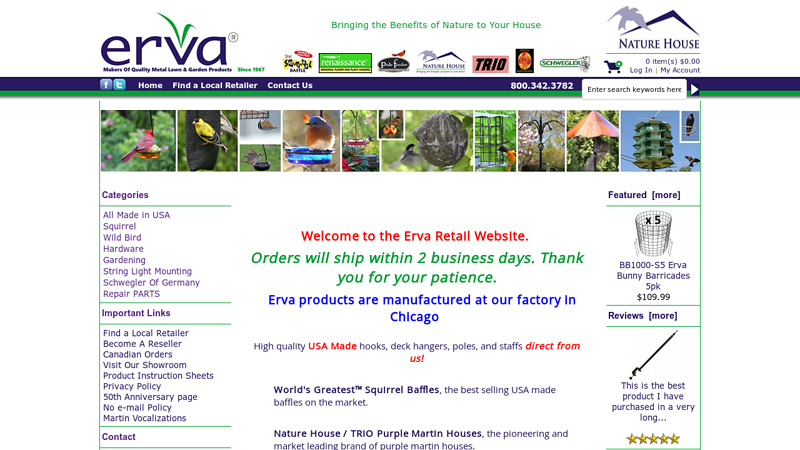 Nature House Catalog