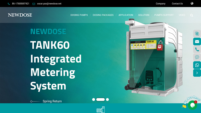 Image of Diaphragm Dosing Metering Pump Manufacturer/Supplier China | NEWDOSE