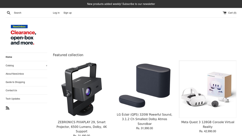 Premium seller of new unboxed Bose, Sennheiser, Sony, Apple, DJI, Gopro, Insta C NewUnbox