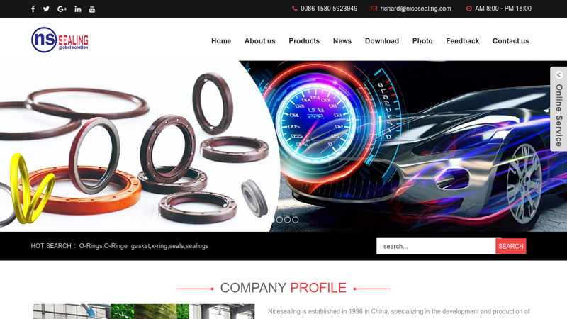 Image of oil seals factory