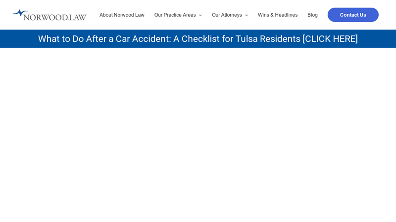 Personal Injury Lawyer in Tulsa | Norwood.Law