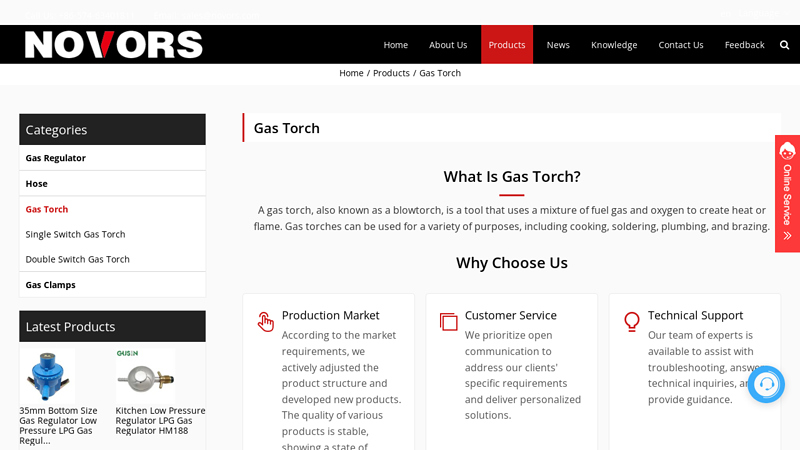 Image of China Gas Torch Factory Manufacturers