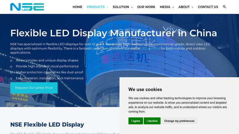 Image of Flexible LED Display | NSELED