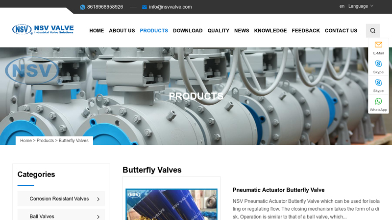 Image of China Butterfly Valves Manufacturers, Suppliers, Factory