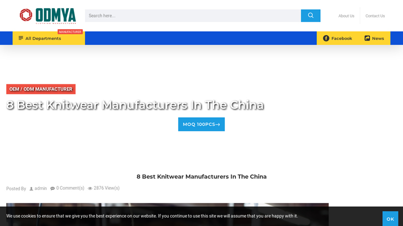 Image of 8 Best Knitwear Manufacturers In The China