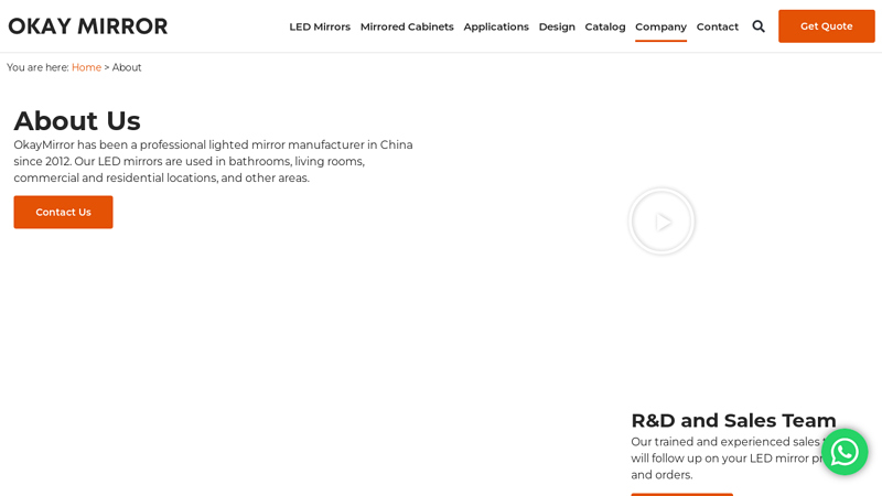 Image of Manufacturer Of LED Mirror & Mirrored Cabinets