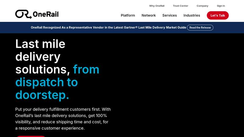 Last Mile Delivery Solutions | OneRail