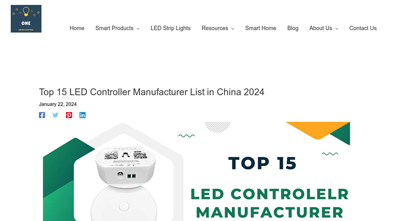 Image of LED Controller Manufacturer and Supplier In China