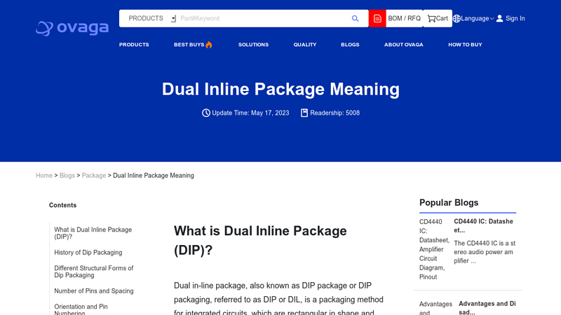 Image of Dual Inline Package Meaning