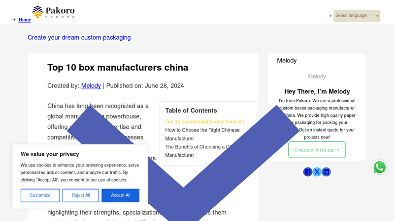 Image of Top 10 Box Manufacturers China: Leading Solution for boxes