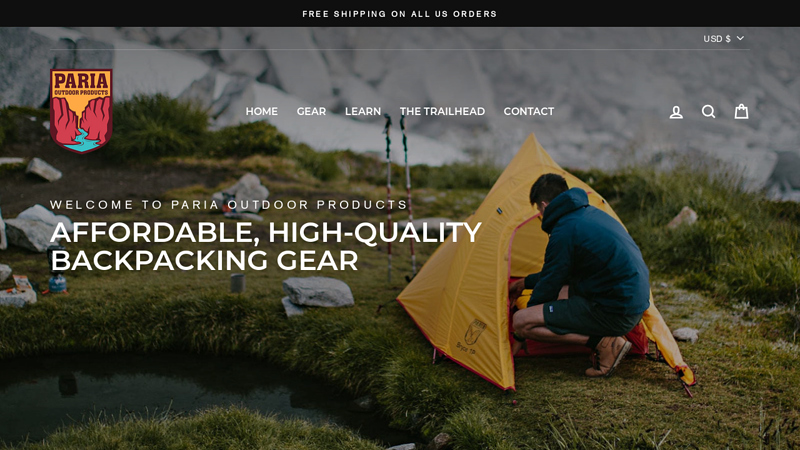 High-Quality, Affordable Backpacking Gear - Paria Outdoor Products