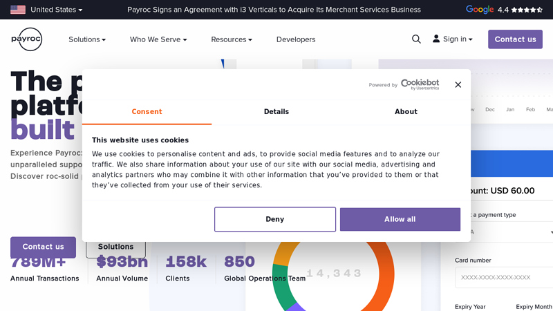 Home - Payroc | Payment Platform built for partners