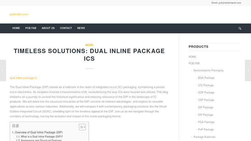 Image of Timeless Solutions: Dual Inline Package ICs