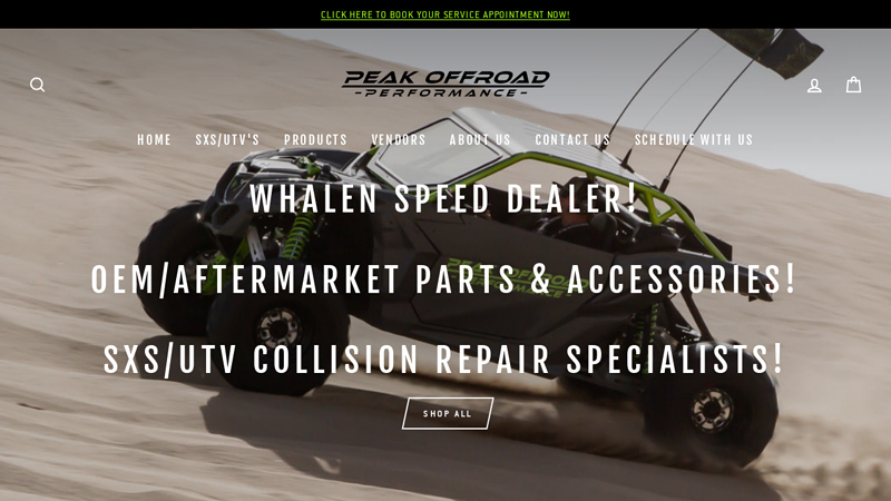 Peak Offroad Performance I UTV/SXS Parts and Accessories