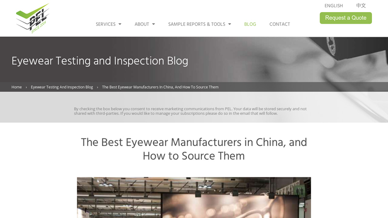Image of The Best Eyewear Manufacturers in China, and How to Source Them