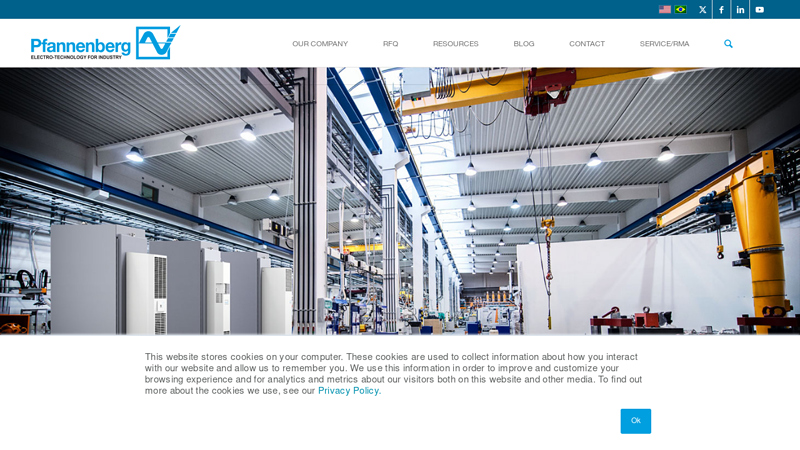 Pfannenberg USA - Cooling Units, Filterfans, Chillers, Signaling