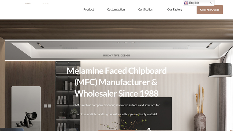 Image of Melamine Faced Chipboard Manufacturer & Wholesaler | PB,MDF,Plywood ...